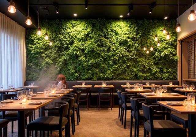 Restaurante Jardín Vertical